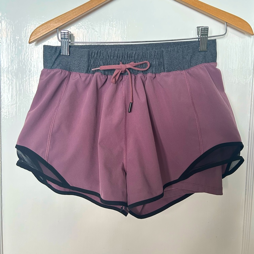 MPG Stride Run Shorts Built in Biker Short Lining Lavender Size Medium